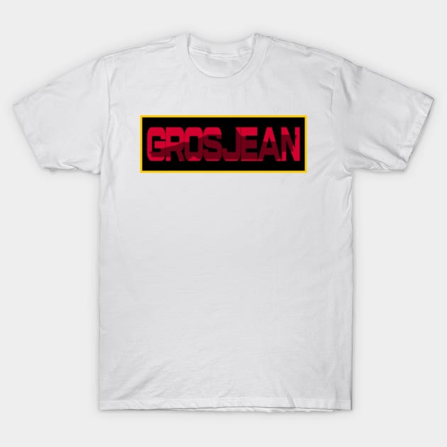 Romain Grosjean T-Shirt by SteamboatJoe